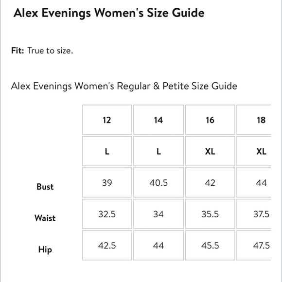 Alex Evenings Embellished Lace A-Line Evening Gown Dove Women’s Sz 14 - Picture 9 of 9